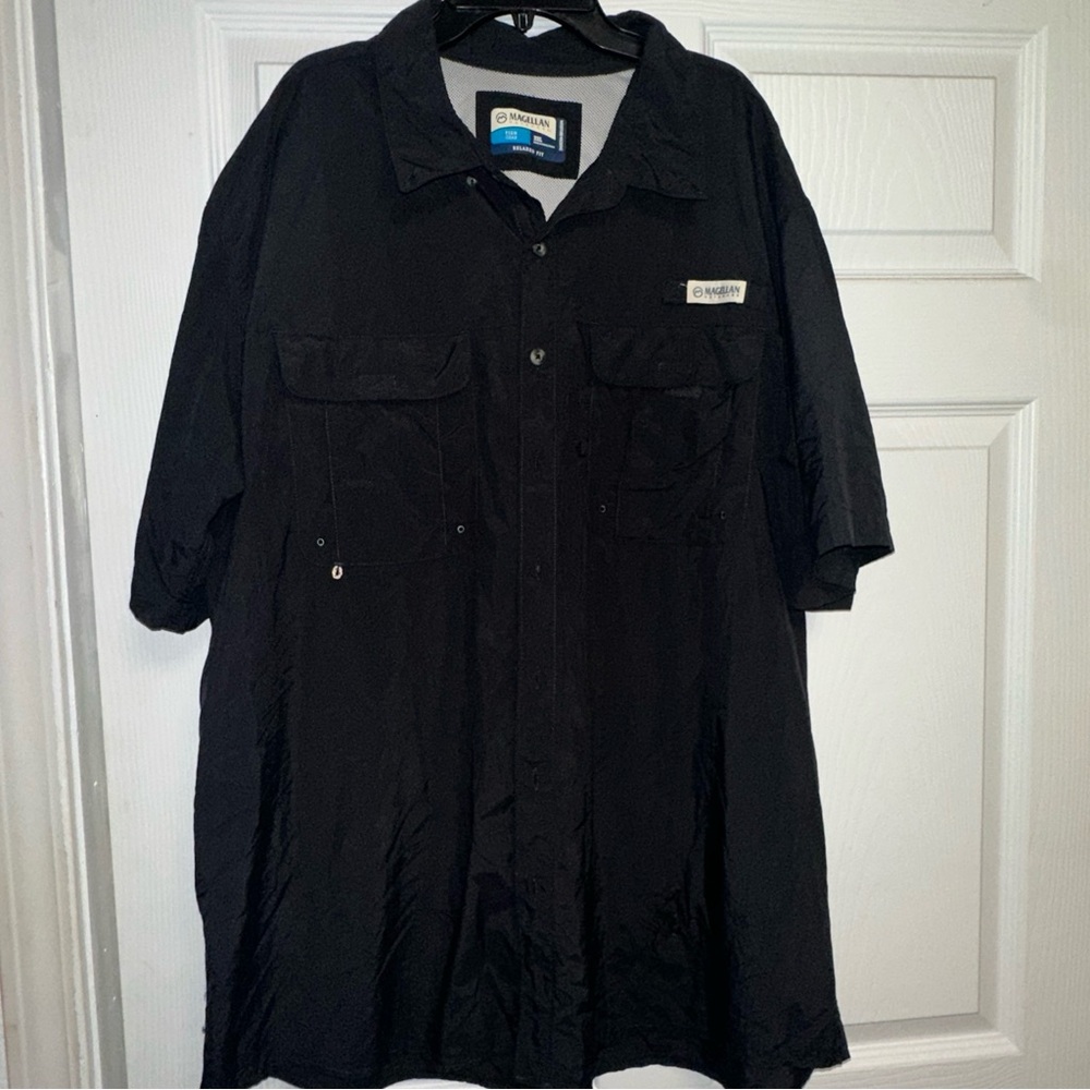 Magellan Outdoors Men's Black Shirt Jacket